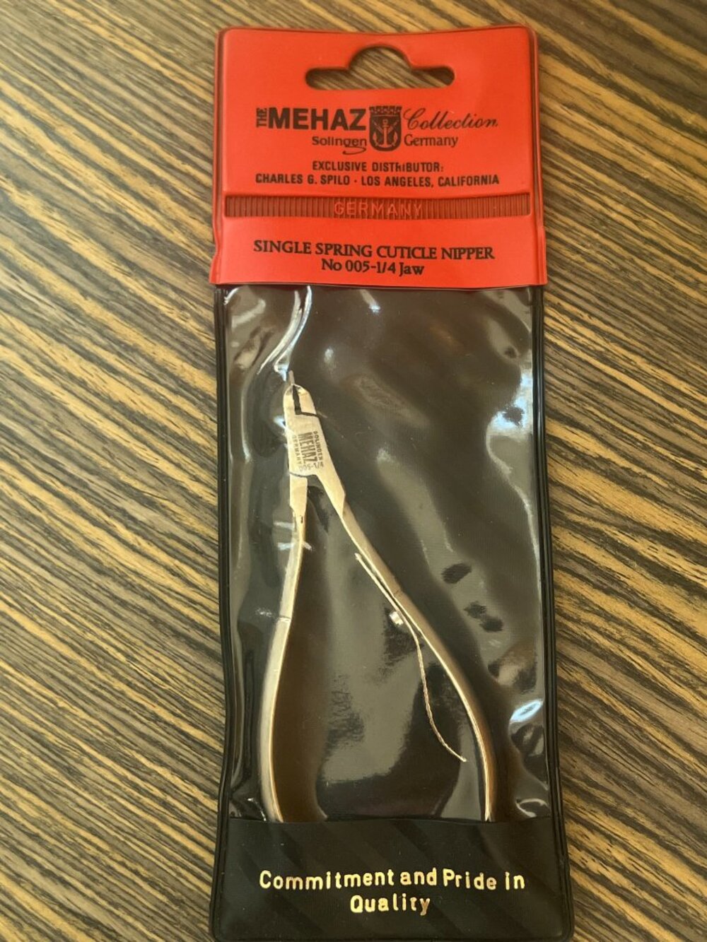 Vintage MEHAZ Professional #005 Cuticle Nipper – 1/4 Jaw